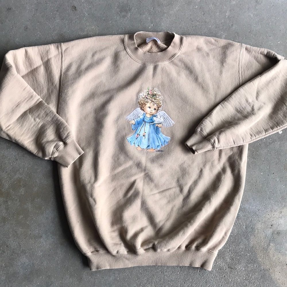 vintage angel sweater